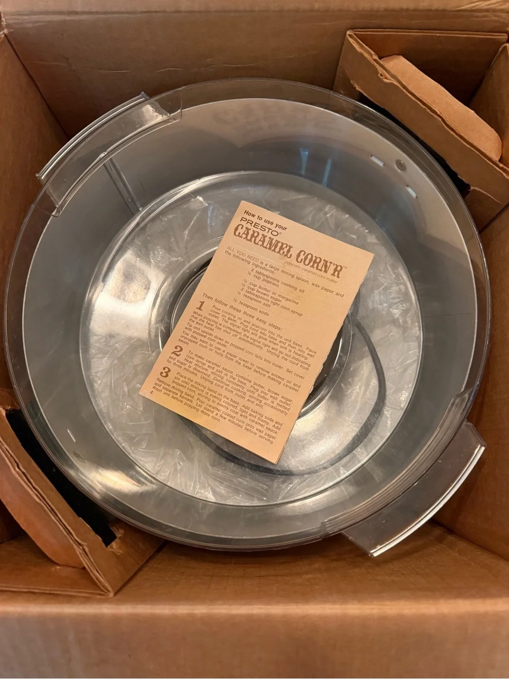 Vintage Presto Caramel Corn Maker